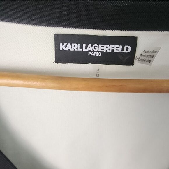 Karl Lagerfeld sleveless knit blouse vest minimalist contemporary new with tags - Picture 2 of 7